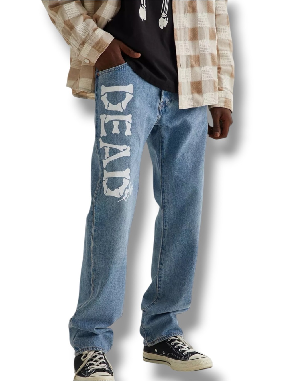Levi’s X Grateful Dead Upcycled 501 Original Jean Size 29 X 32